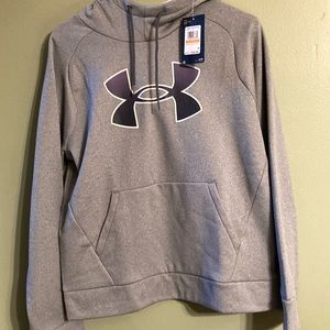 NWT Women’s Under Armour Gray Sweatshirt Hoodie Small